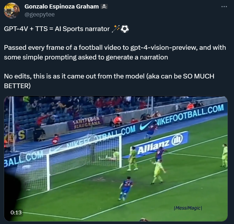 Unveiling Unprecedented Excitement: Messi's Games and League of Legends Transformed by OpenAI GPT-4 Visual API!