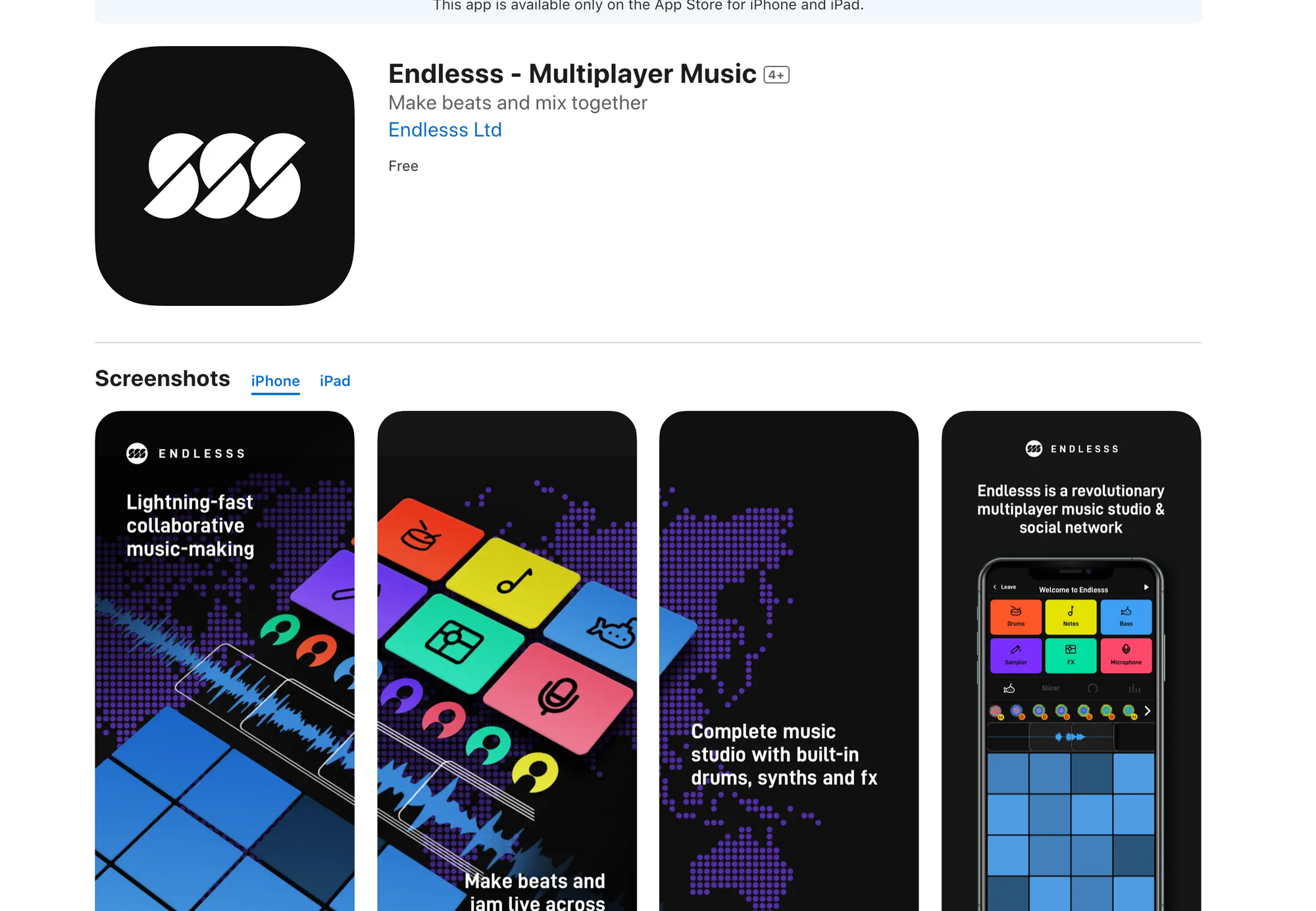 Endlesss AI Music Generator free no sgin up