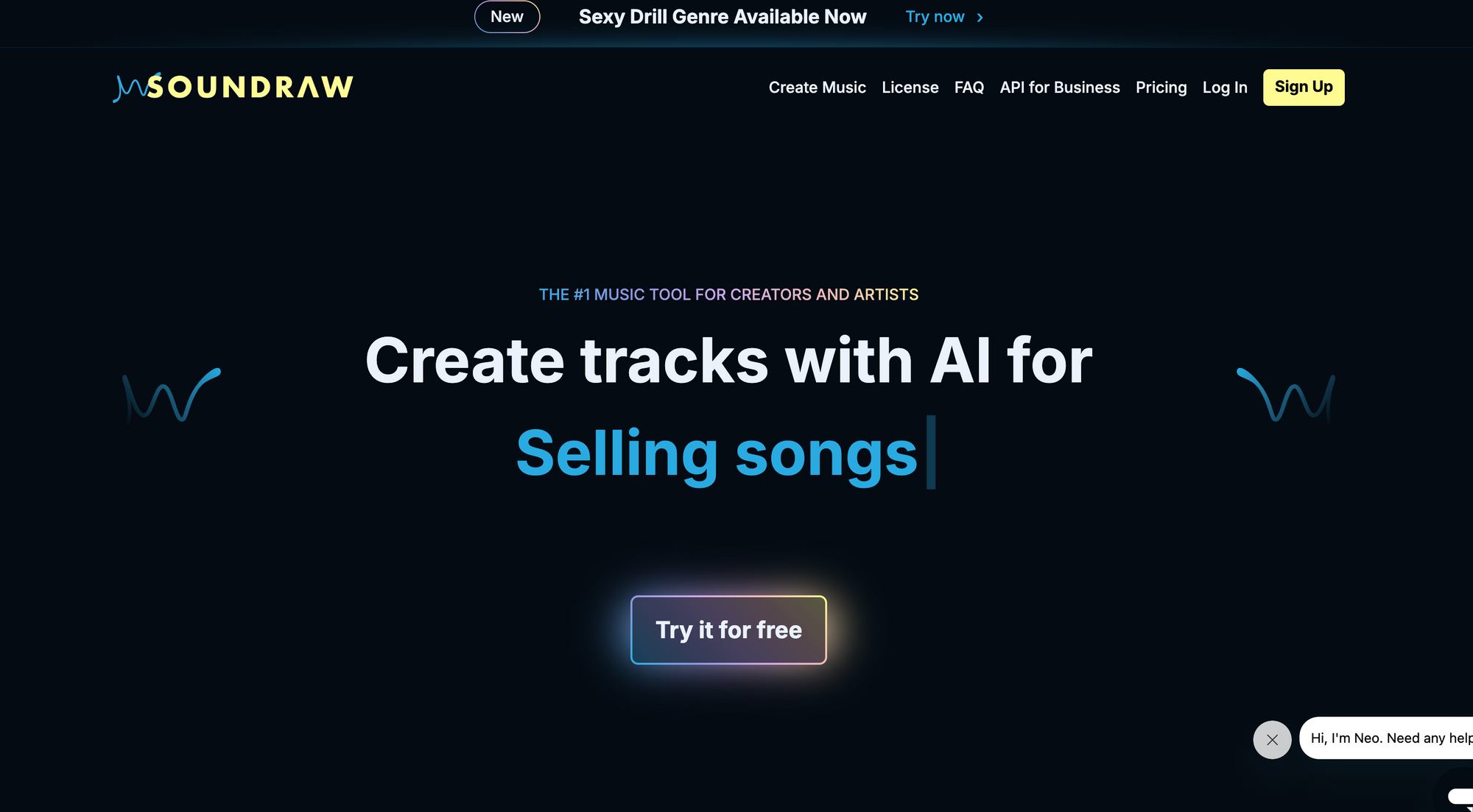 Soundraw AI Music Generator free no sgin up