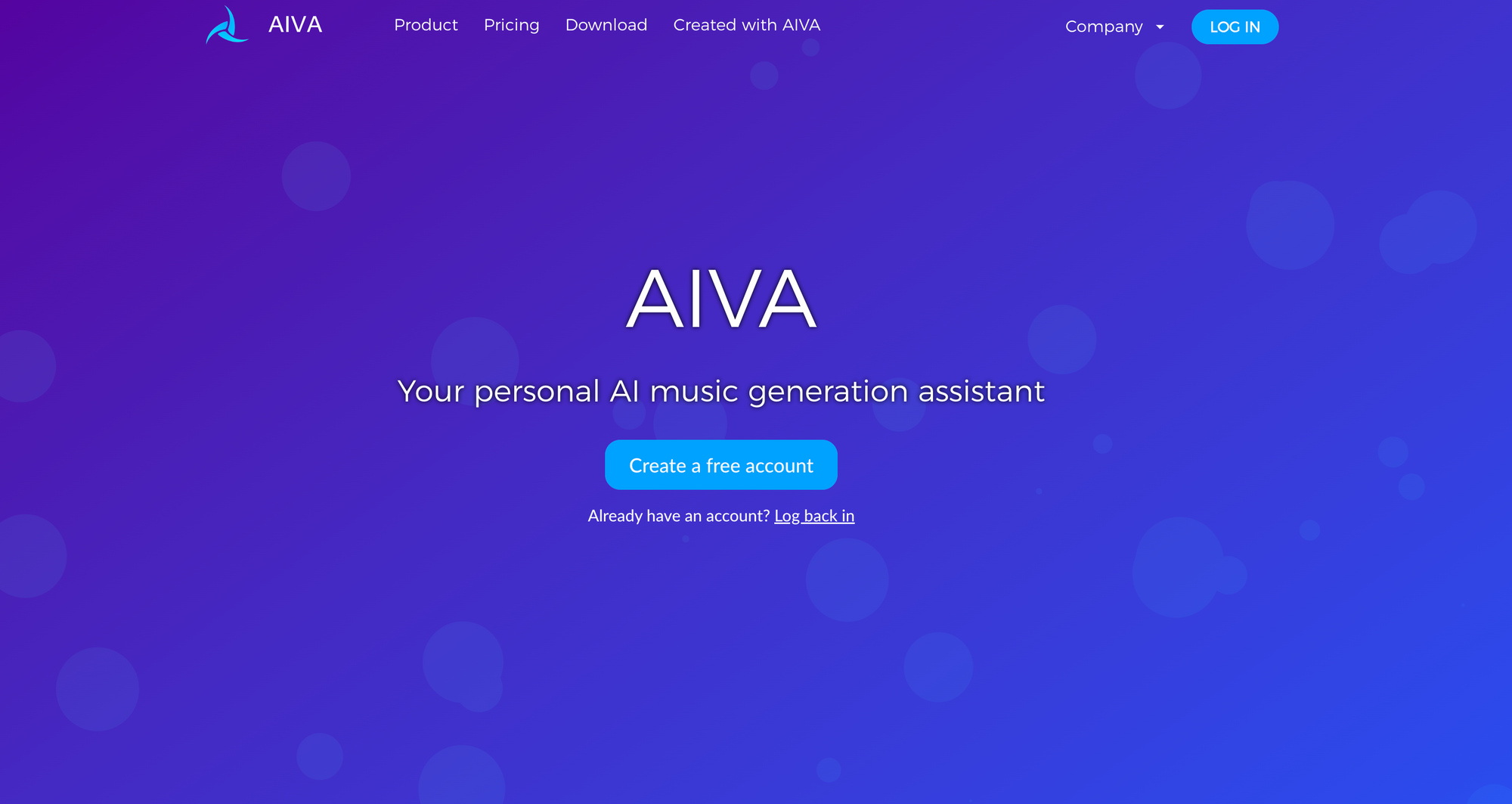 AIVA AI Music Generator free no sgin up