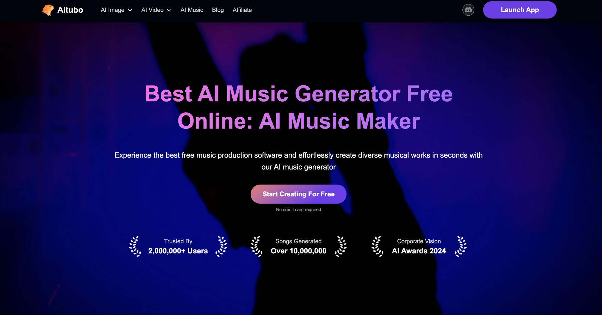 Aitubo AI Music Generator free no sgin up