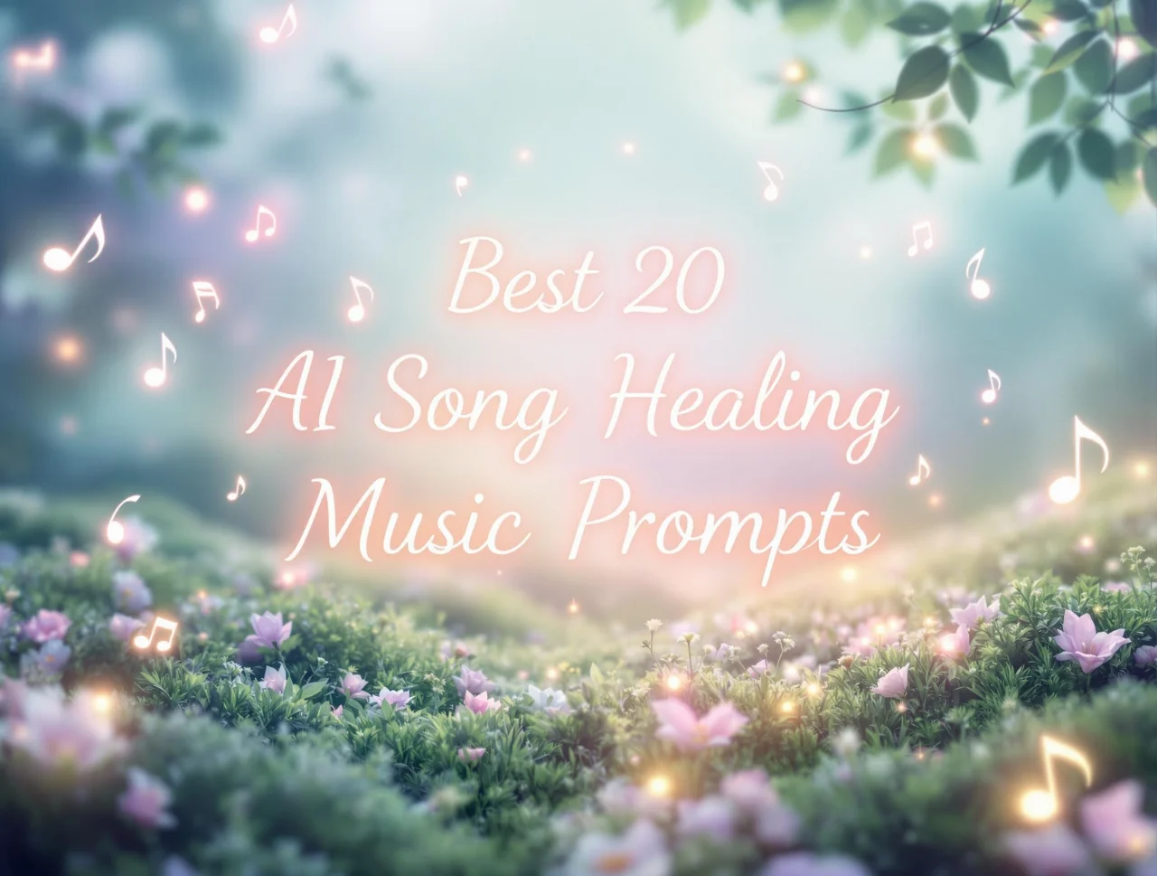 Best 20 AI Song Healing Music Prompts for Stress Relief and Relaxation