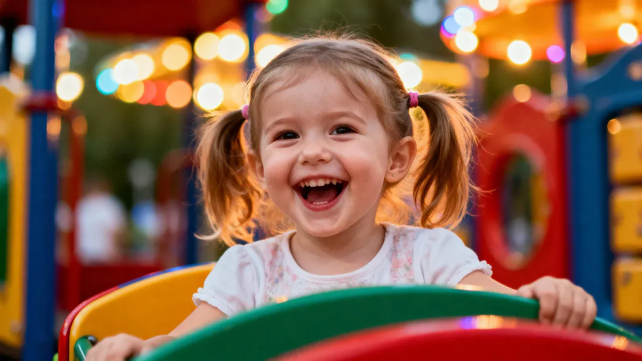 AI Prompt Examples for A joyful girl
