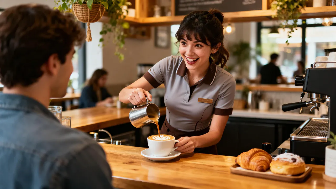 NSFW Alluring Barista