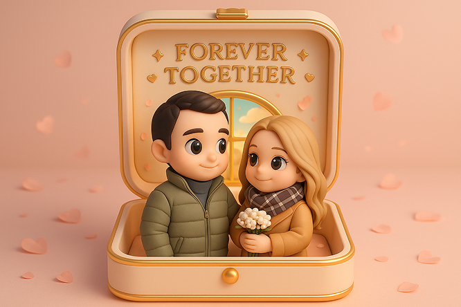 Couple Jewelry Box