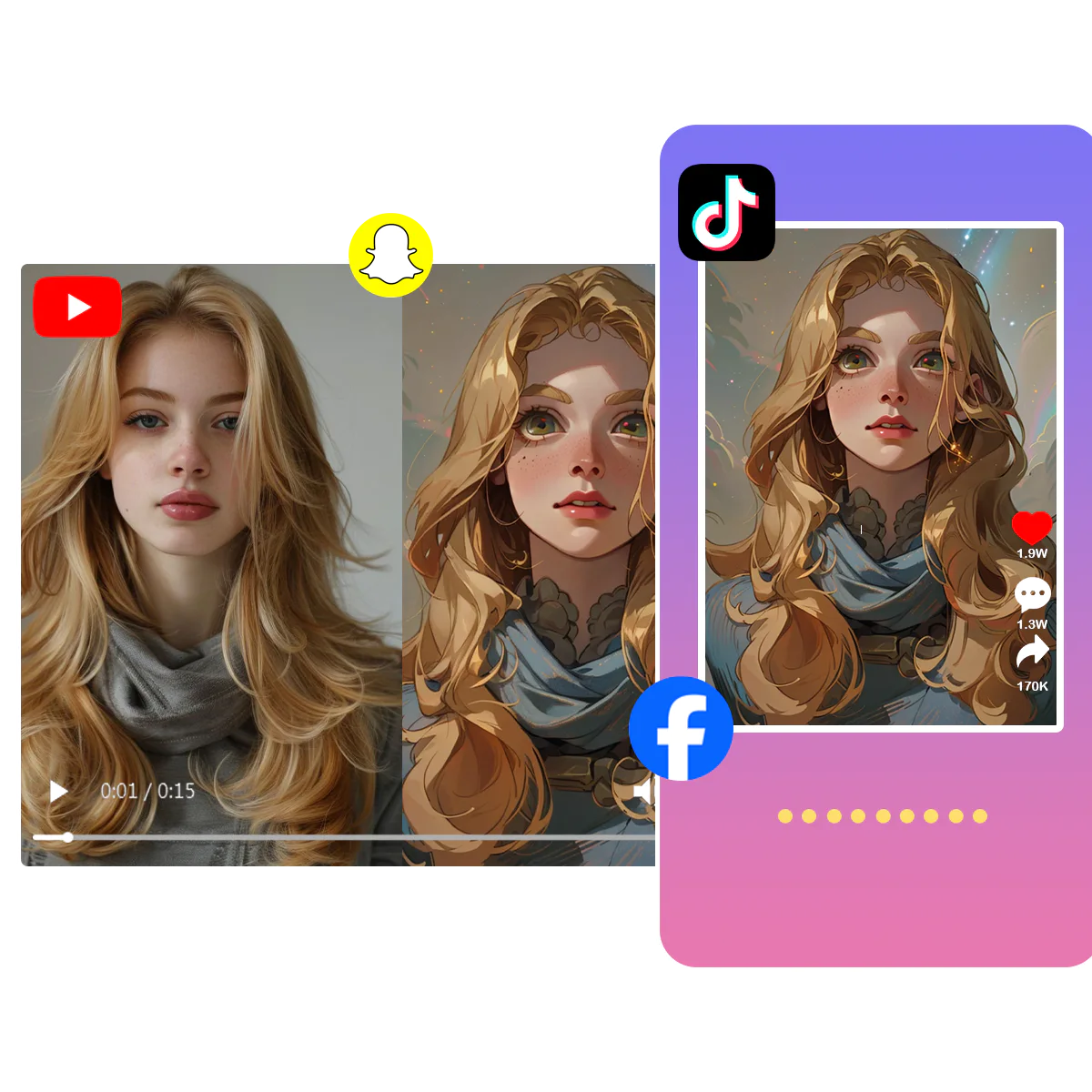 The AI Girl Generator provides bloggers and content creators with unique AI girl image assets.