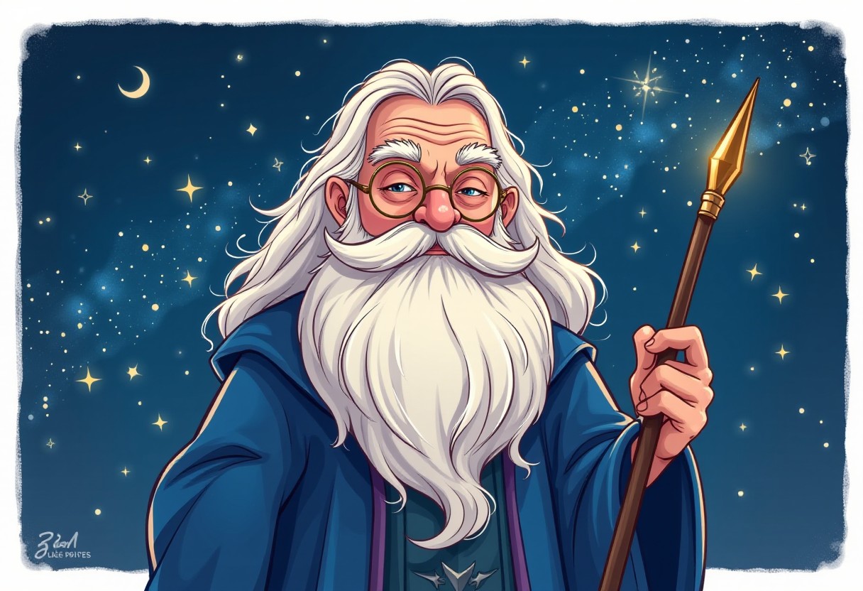 Harry Potter - Albus Dumbledore Cartoon Character