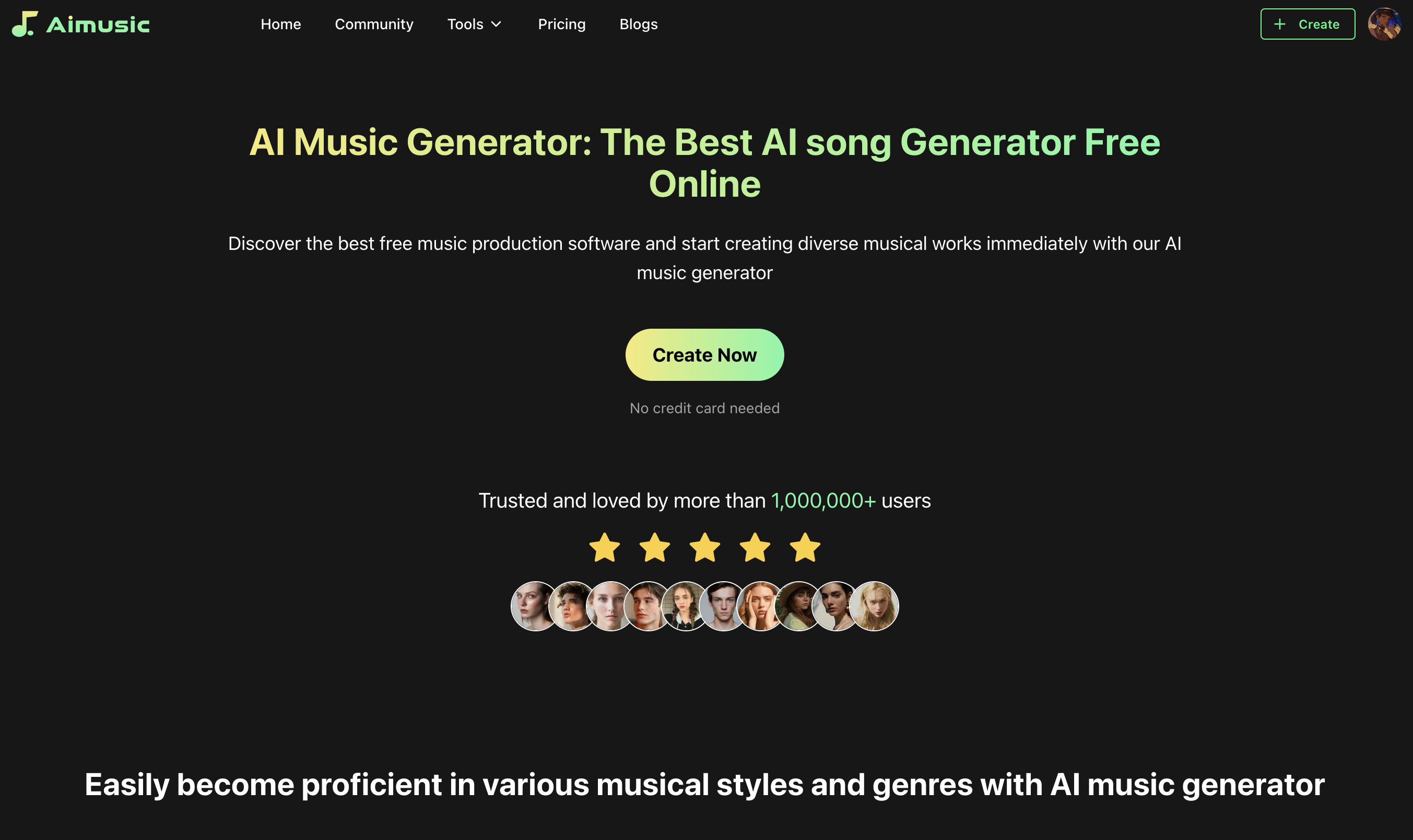 Aimusic-random song generator