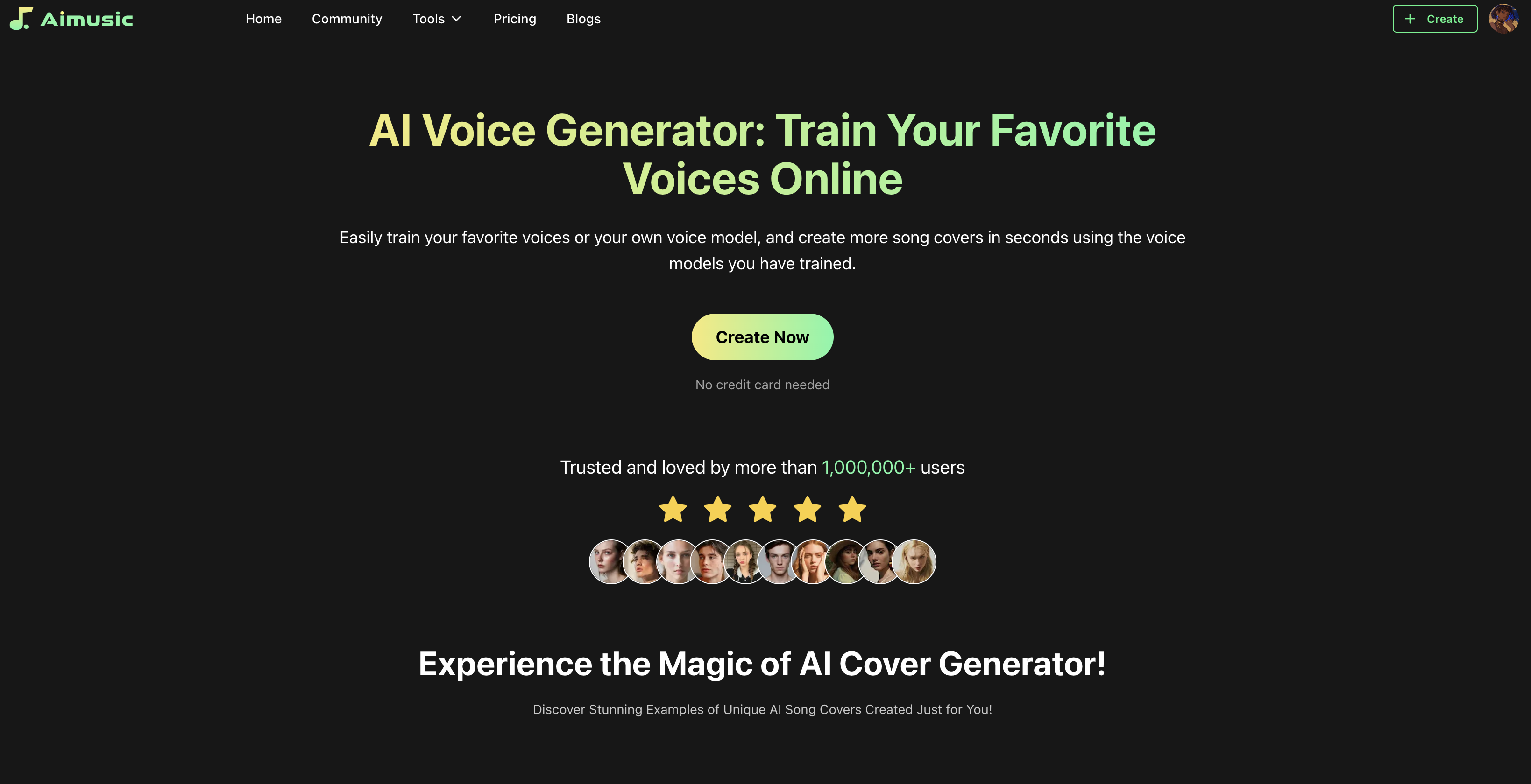 What is Aimusic's AI Voice Generator?