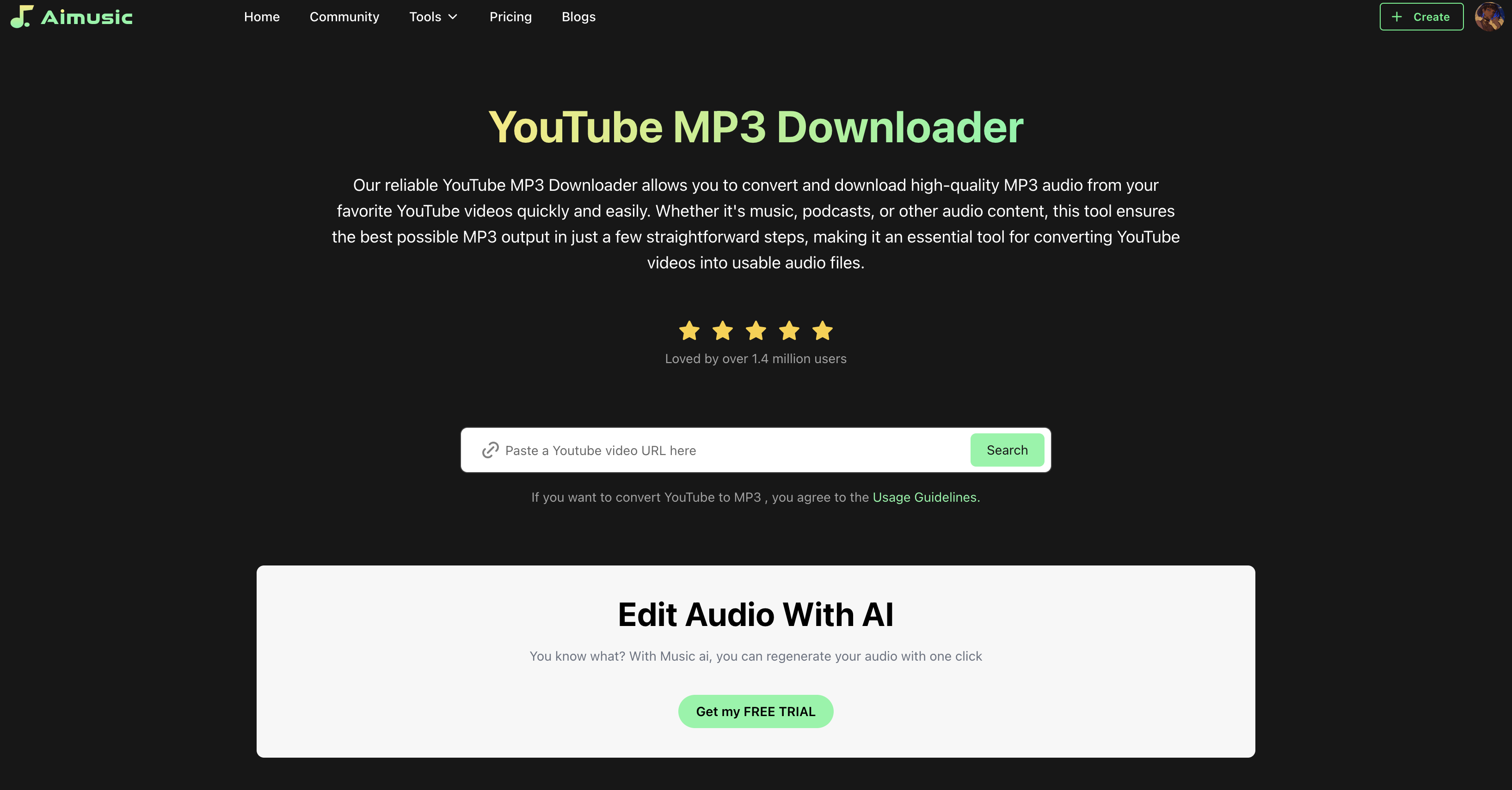 https://aimusic.fm/youtube-mp3-downloader/