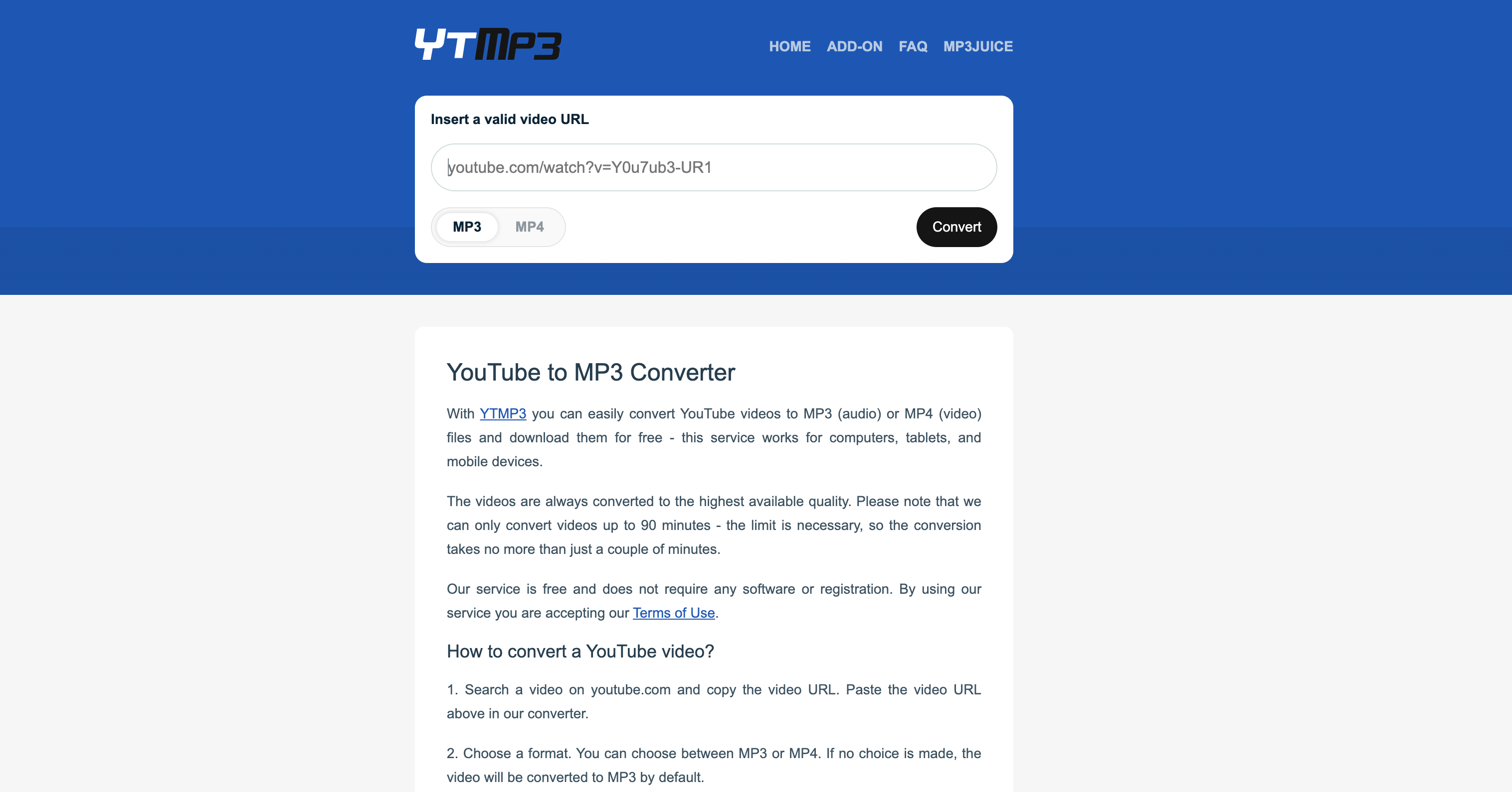 YTMP3.cc: A Convenient Web-Based YouTube MP3 Downloader